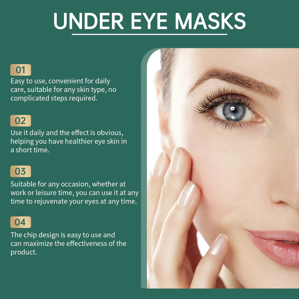 Cucumber Eye Mask Lightening Dark Circles Removal Eye Bags Firming Lifting Eye Patches Moisturizing Reduce Fine Lines Eye Care Oasis Select