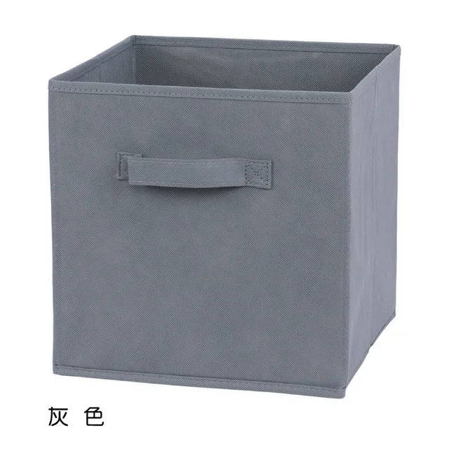 Non Woven Fabric Storage Box Home Supplies Clothing Underwear Storage Box,Kid Toy Storage Organizer Cabinet Drawer Organization Oasis Select grey