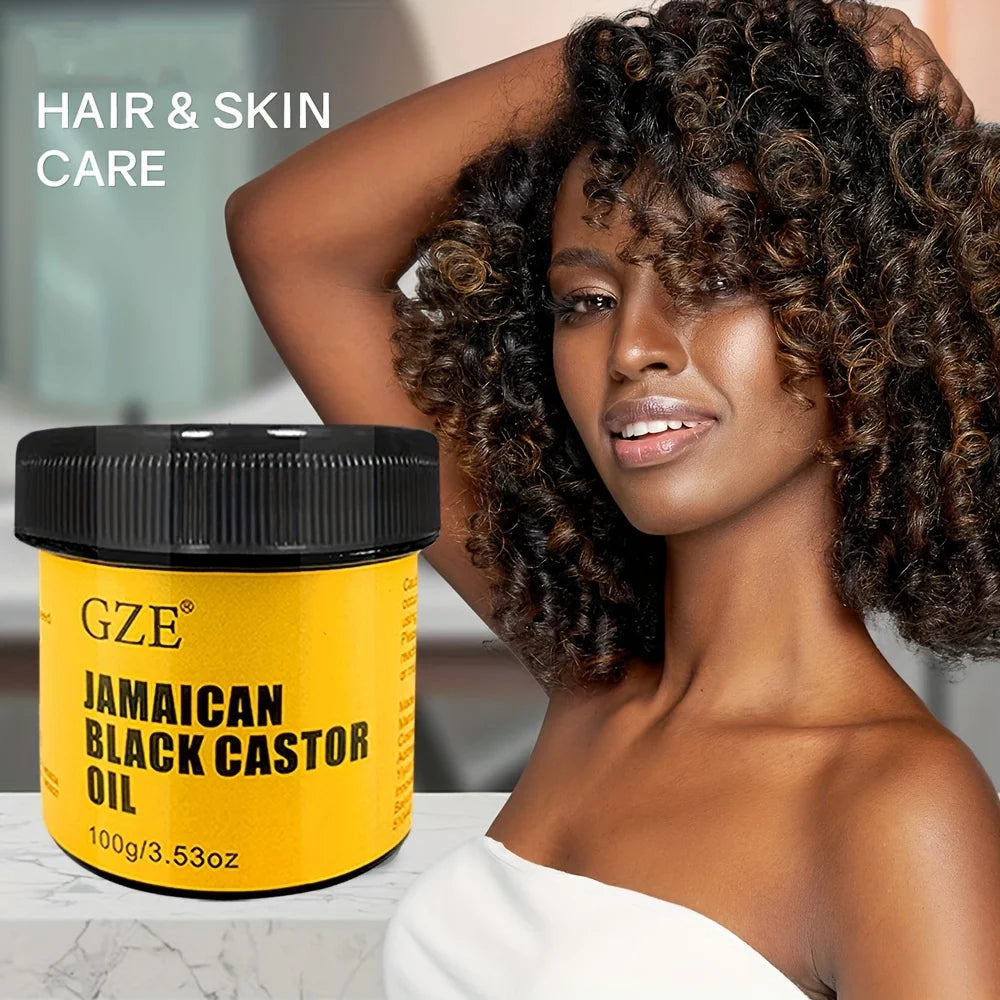 GZE Jamaican Black Castor Oil – Cold-Pressed Hair & Skin Oil