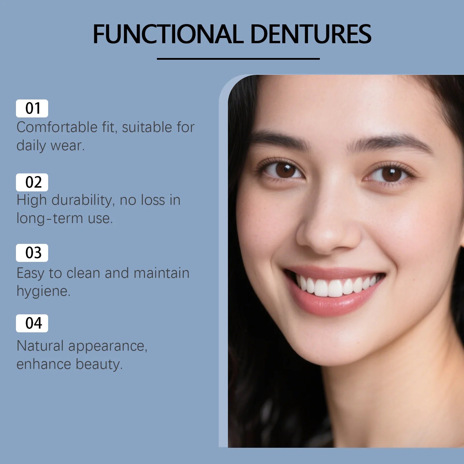 Denture Decoration Set – Covers Teeth Gaps & Boosts Smile