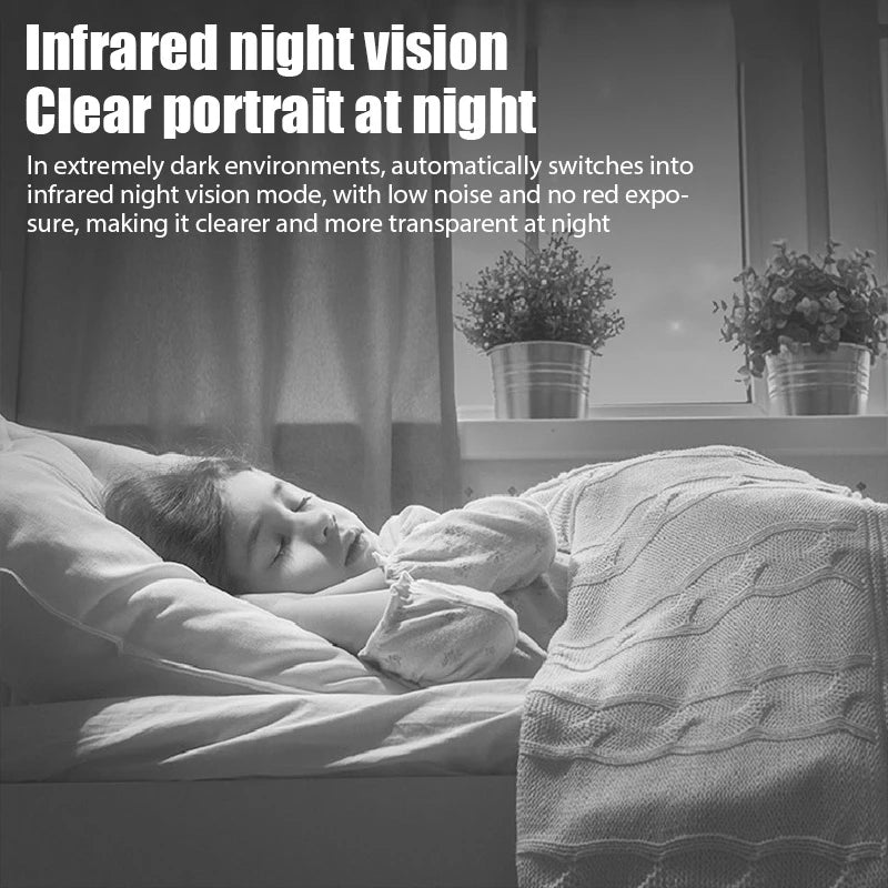 Indoor Safety Security Surveillance Night Vision Camera IP Camera Recorder HD 1080P Mini Camera Wireless WiFi Baby Monitor Oasis Select