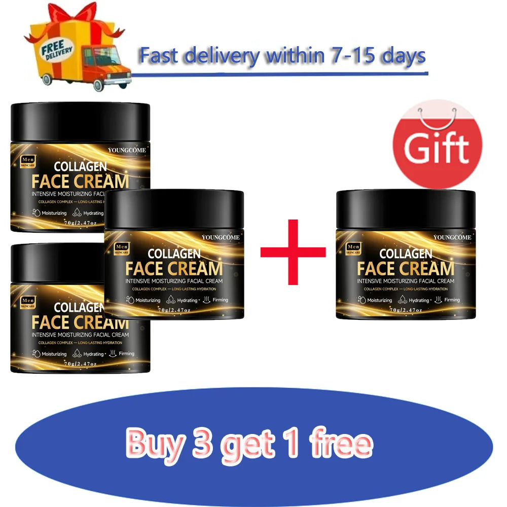 Men's Retinol collagen firming and moisturizing cream Moisturizing Cream Anti-Wrinkle Aging Firming Facial Face Men Skin Care Oasis Select 70g-Set A