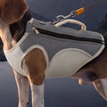Breathable Dog Cooling Vest Sun Protection Adjustable Pet Cooling Shirt Zipper Design with Traction Cooling Jacket Daily Wear Oasis Select White-L