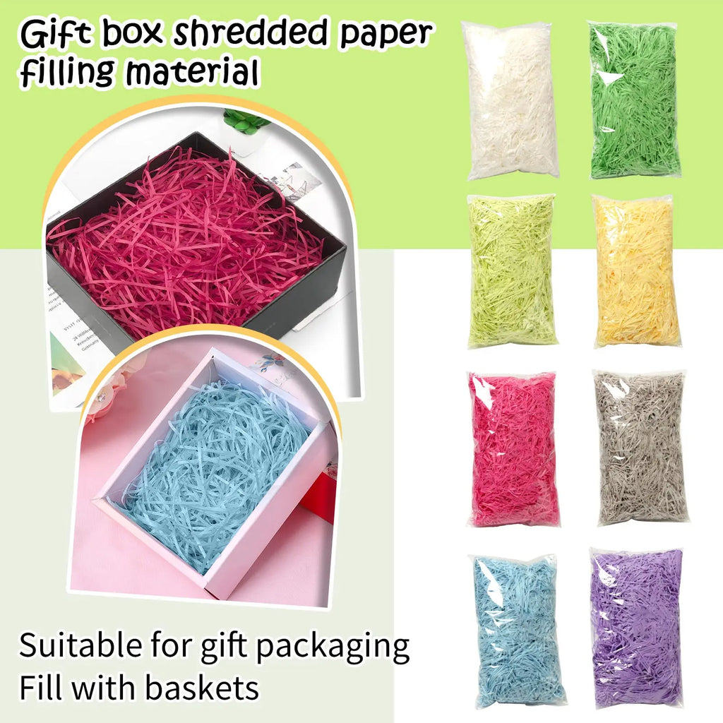 200g Shredded Paper Gift Filler – Baskets, Wedding & Party Gift Basket Filler Oasis Select