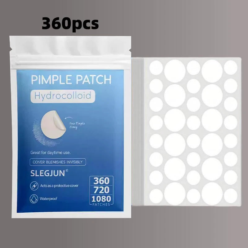 24-720pcs Hydrocolloid Invisible Breathable Pimple Patch Acne Removal Acne Cover Face Spot Pimple Patch Skin Care Stickers Oasis Select MR-01