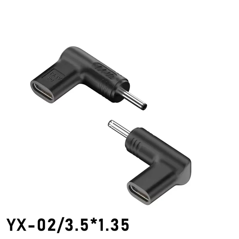 100W USB-C to DC Laptop Charger Adapter – HP Dell Asus Lenovo Laptop Charger Adapter Oasis Select 3.5-1.35mm