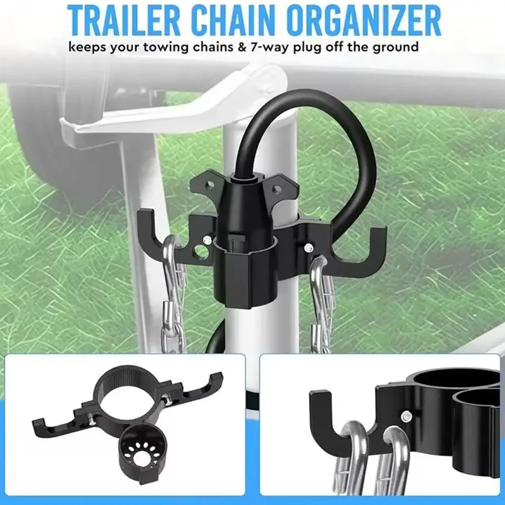 Trailer Chain Organizer – 7-Pin Plug Holder for RV & Camper