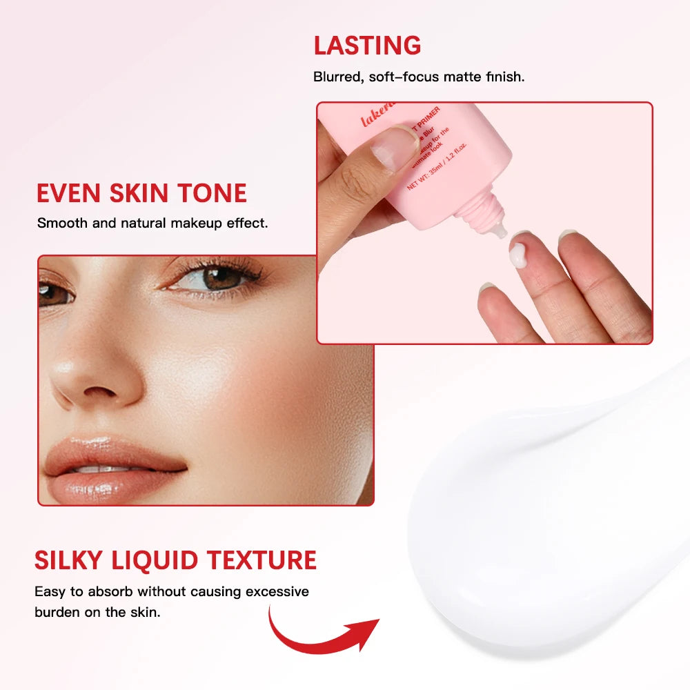 Lakerain Blur Magnet Primer Matte Finish Moisturizing Under Makeup Firming Skin Base Smooth Application Light Texture Primer Oasis Select