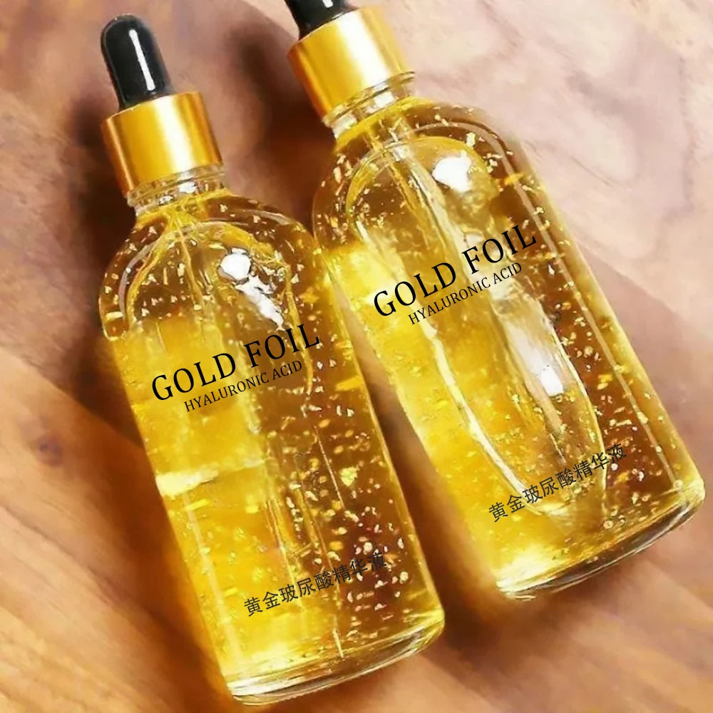 100ml 24k Gold Hyaluronic Acid Nicotinamide Face Serum Anti Aging Facial Lifting Collagen Essence Skin Care Whitening Serum Oasis Select