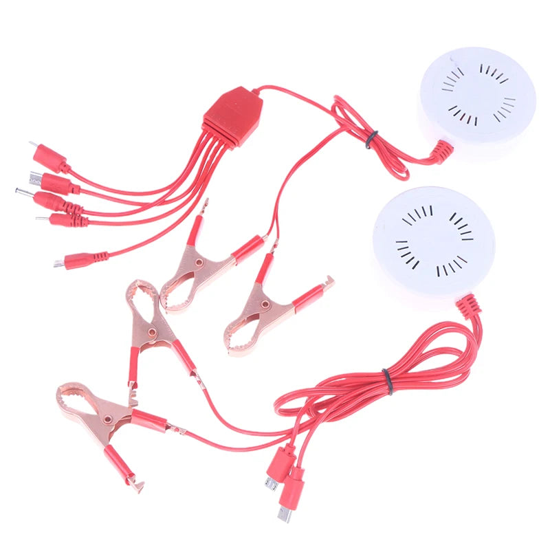 1Pcs 1 To 2/5 5V Multifunctional USB Power Converter 6 USB Ports Clip Charger With LCD 1A Charger For Battery Oasis Select