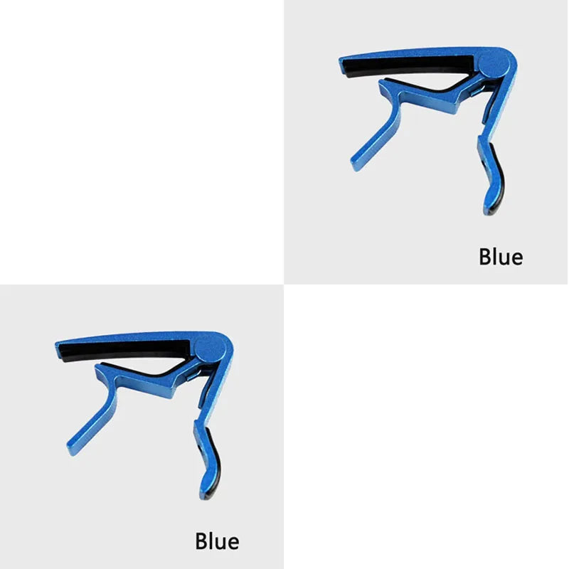 1/2/3pcs Guitar Capo For 6 String Acoustic Classic Electric Guitar Alloy Metal Universal Multifunction Capo Guitar Accessories Oasis Select Blue 2pcs