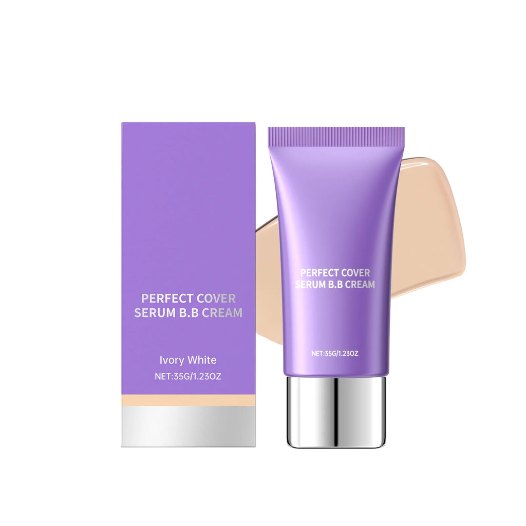 Perfect Cover BB Cream Cover Blemish Dark Circles Even Skin Tone Hydrate Lasting Natural Finish Beauty Hyaluronic Acid Concealer Oasis Select Ivory White