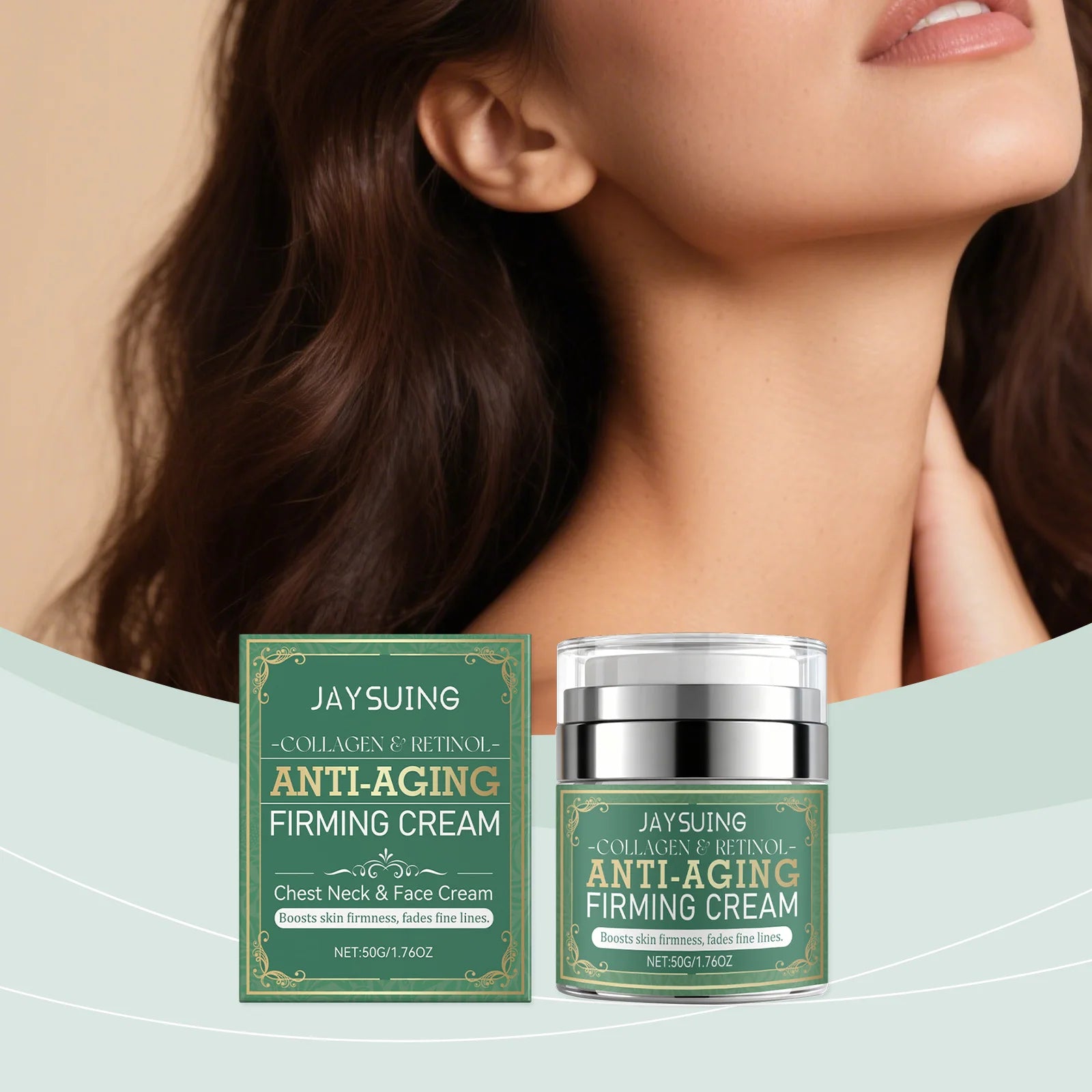 Rejuvenating Face and Neck Cream: Gently cares for the skin of the face and neck, providing moisture and hydration Oasis Select