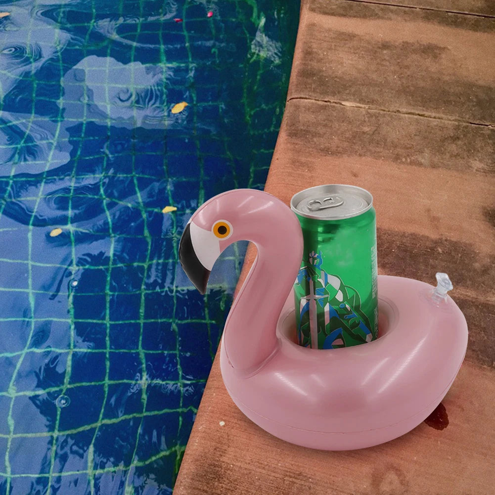 1/5/10PCS Floating Cup Holder Inflatable Swimming Pool Drink Cup Stand Cooler Table Party Supplies for Pool Beach Swimming Oasis Select