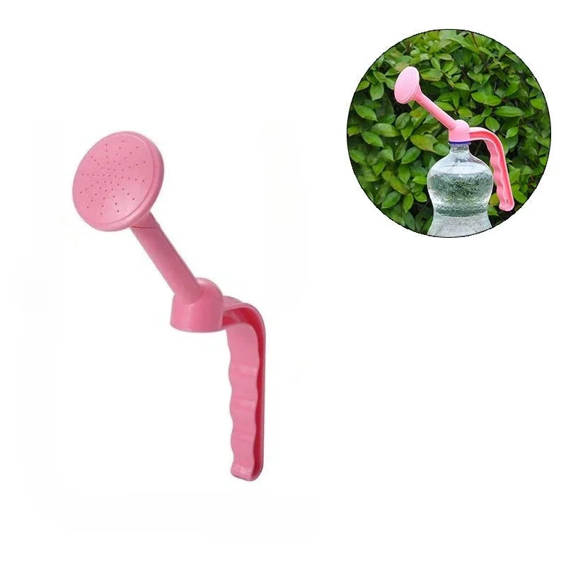 Gardening Plant Watering Handheld dual-purpose water spray Bottle Water Can Top Waterers Shower Seedling Irrigation Oasis Select Pink