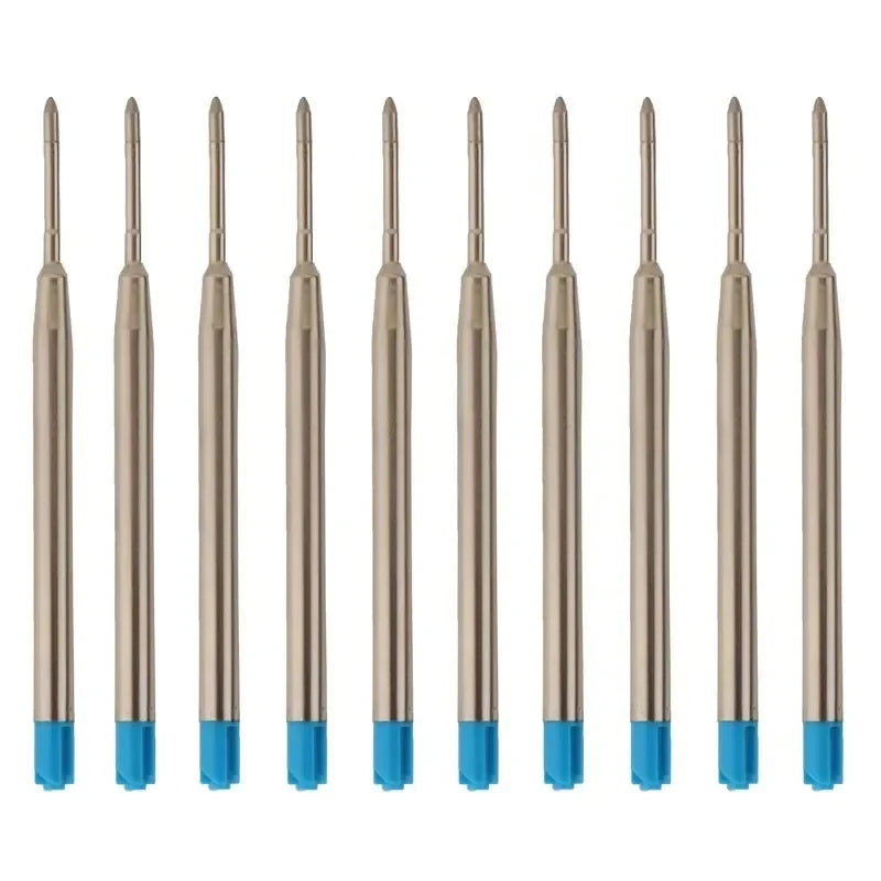 10/20/30/40pcs L:3.9 In Ballpoint Pen Refills for Parker Pens Medium Point blue Black Ink Rods for Writing Office Stationery Oasis Select