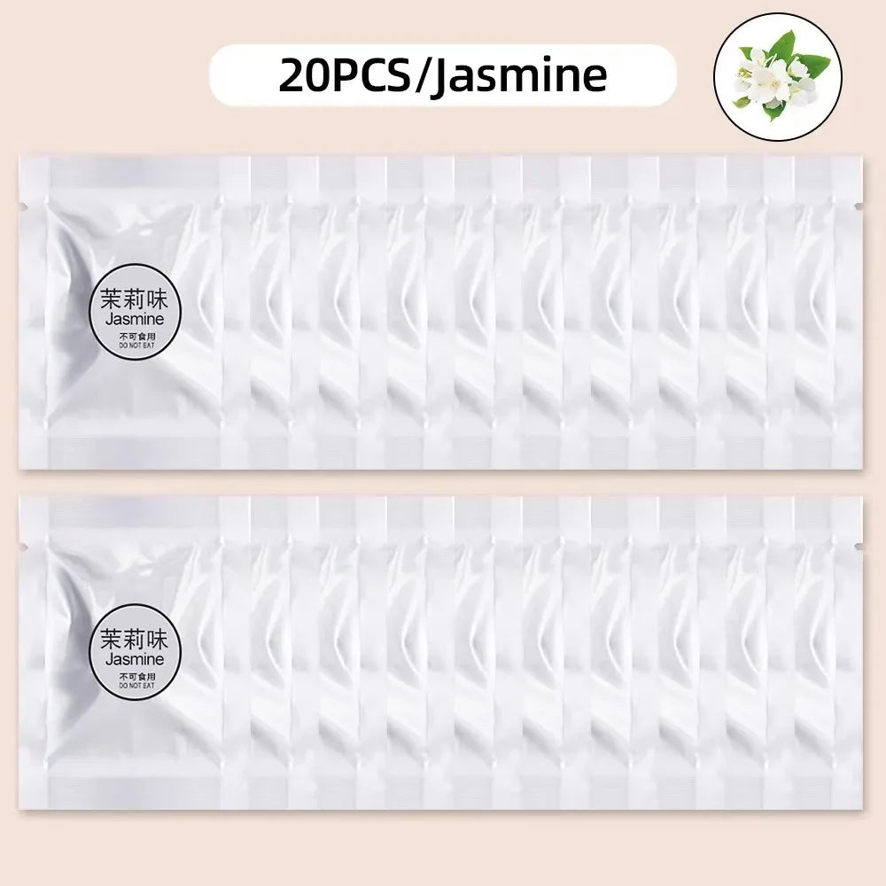 10/20Pcs Car Air Freshener Refills Aroma Diffuser Car Perfume Refills Replacement Pads For Car Fragrance Accessories Oasis Select Jasmine-20pcs