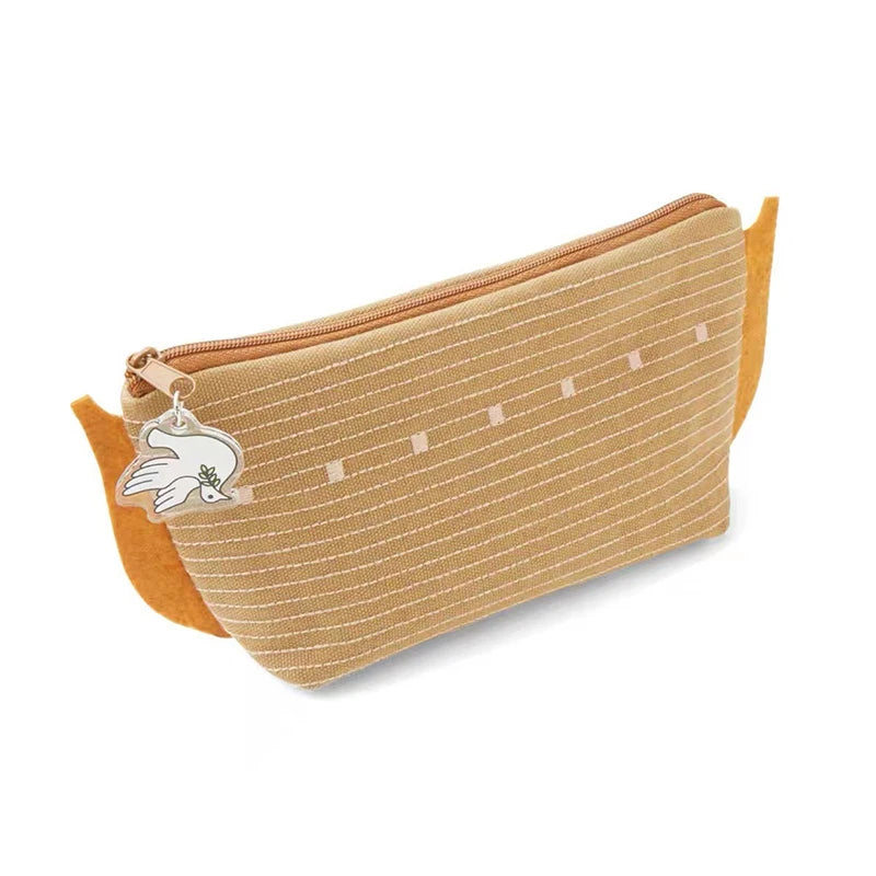 Embroidered Cosmetic Pouch – Zippered Makeup Organizer Bag