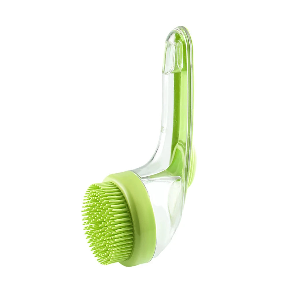 2-in-1 Shampoo Dispenser Scalp Massage Hair Brush
