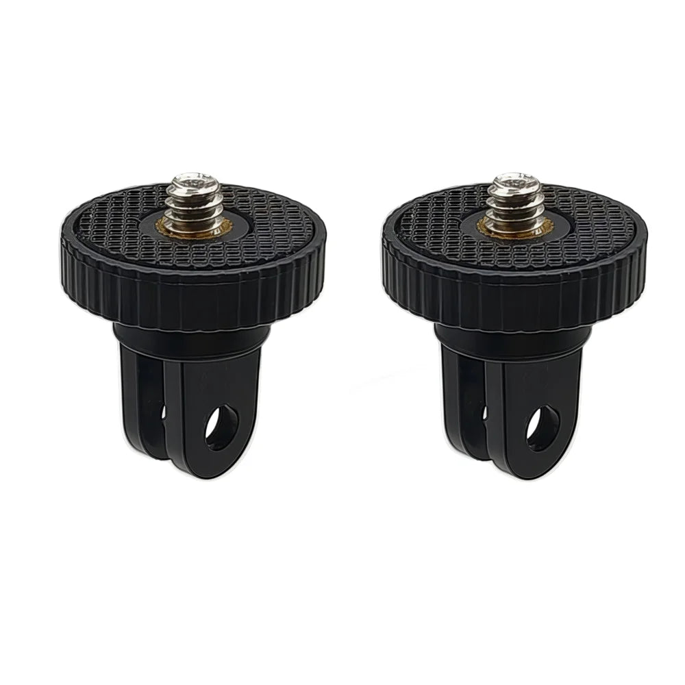 GoPro Tripod Adapter Mount Base Set – 1/4 Screw Action Camera