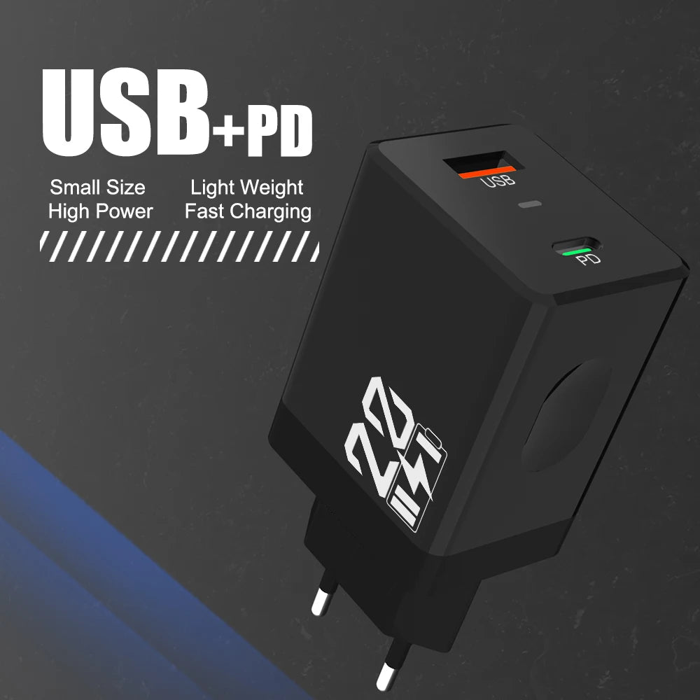20W USB Charger Fast Charging Mobile Phone Charger Power Adapter For iPhone Samsung Xiaomi Huawei QC 3.0 Wall Quick Charge Plug Oasis Select