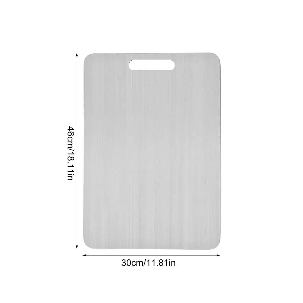 Titanium Cutting Board Double-Sided Chopping Board Food Grade Kitchen Cutting Mat Portable Cutting Board Serving Tray for Meat Oasis Select XL