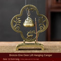 Five Blessings Chinese Incense Hanging Burner Sandalwood Small Lucky Cloud Non-stick Incense Burner Tea Incense Taoist Ornaments Oasis Select deer