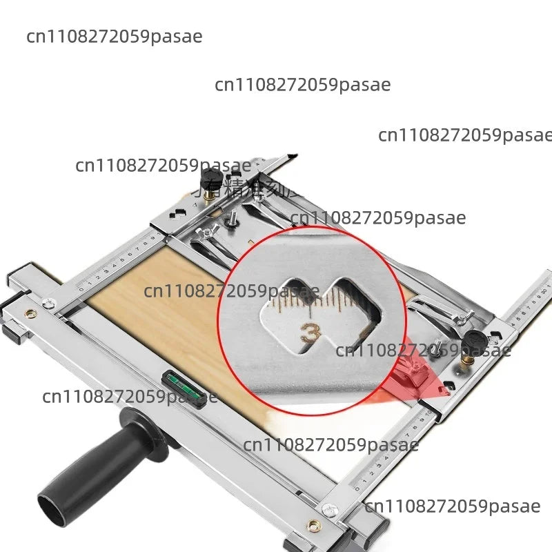 Stainless Steel Circular Saw Edge Guide – 0–75cm Cutting Range
