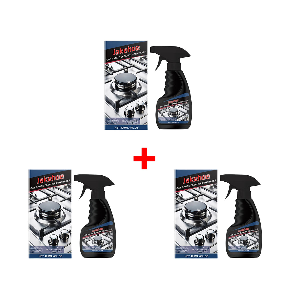 Gas Stove Cleaner for Cooktops Range Hoods and Kitchen Surfaces Removes Stubborn Grease and Burnt on Food Kitchen Cleaning Tool Oasis Select 3pcs