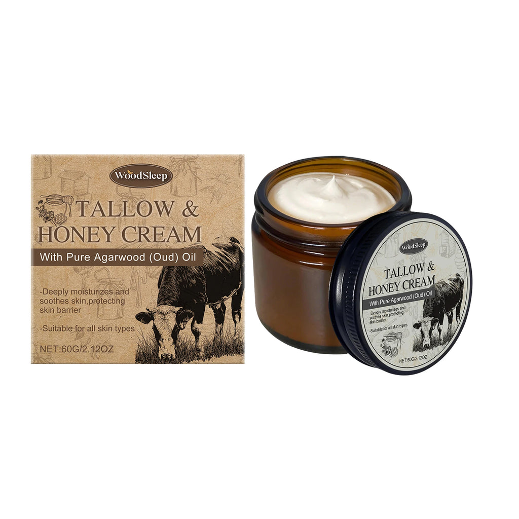 WOODSLEEP Beef Tallow Cream – Firming Nourishing Face & Body Balm