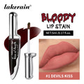 Lakerain Fake Bloody Lip Stain Gel-like Waterproof Spill-proof Long Lasting Matte Lip Tinting Halloween Party Lip Cosmetics Oasis Select DEVILS KISS