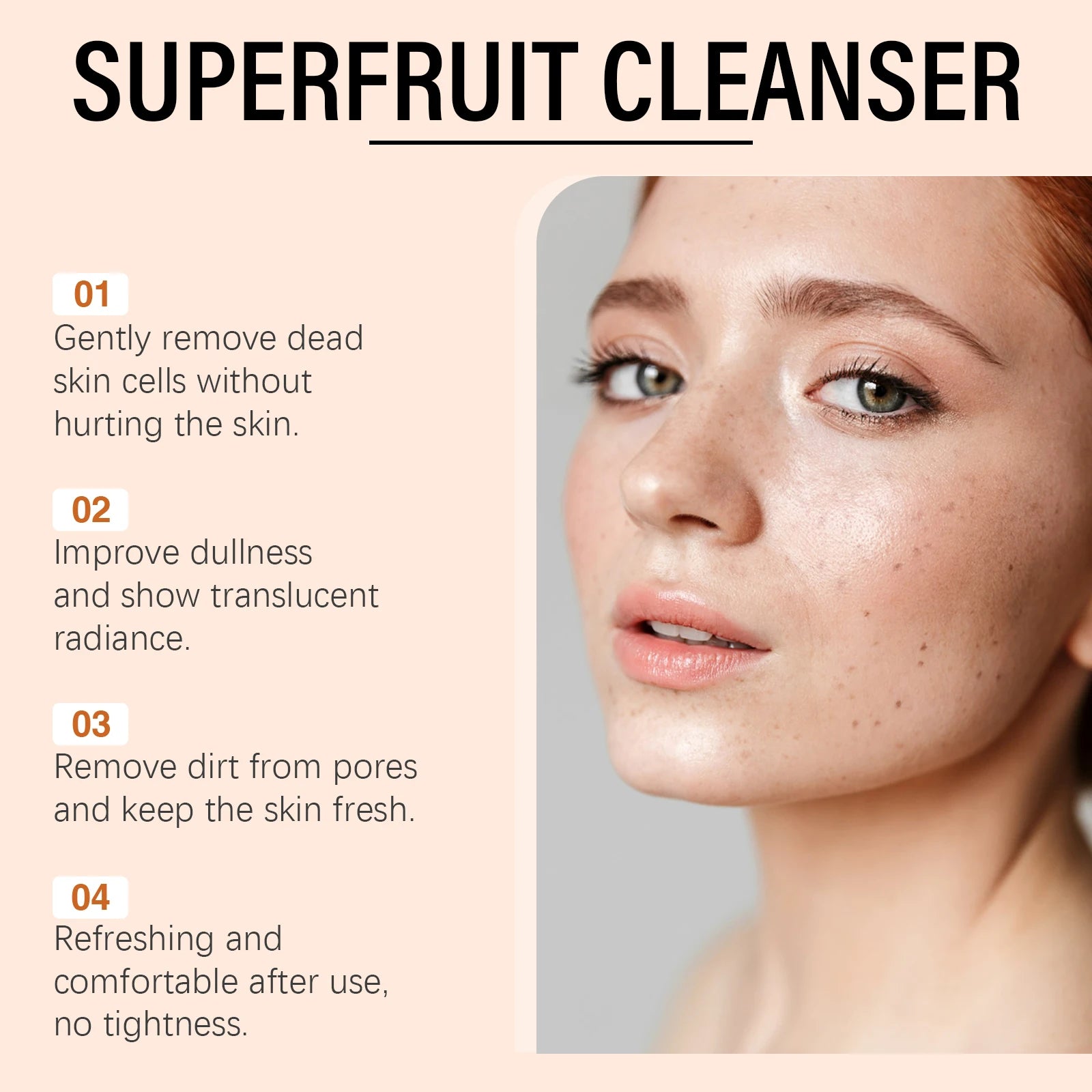 Oceaura Papaya Facial Cleanser – Oil Control & Brightening 100ml