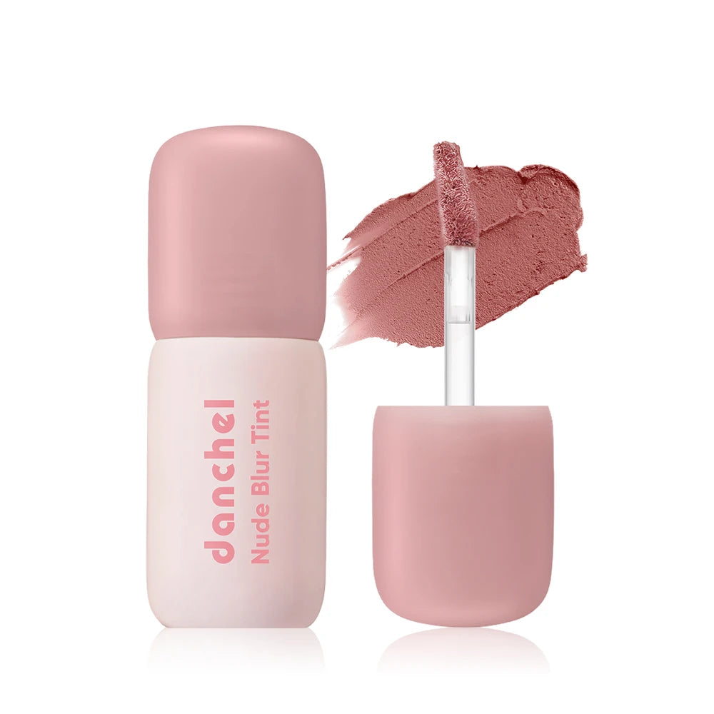 10 Shades Nude Blurring Lip Tint 2-in-1 Lightweight Long-Lasting Non-sticky Velvet Lip & Cheek Blush Lipgloss Daily Cosmetics Oasis Select Color 2