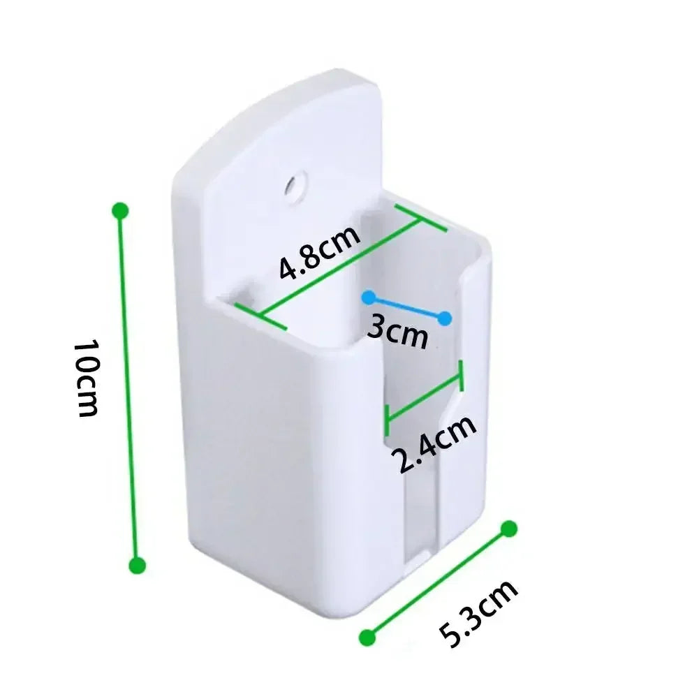 Wall Shelf Bathroom Shelf Universal White Air Conditioner Remote Control Holder Wall Mounted Punch-Socket Holder Oasis Select Small