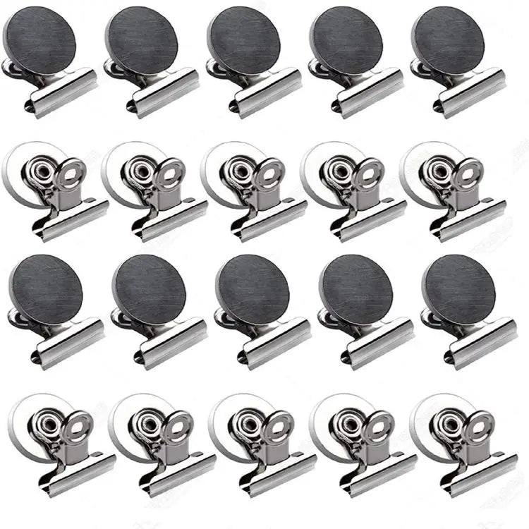5pcs/10pcs Round Magnetic Clip Note Clip Metal Magnet Clip Hand Ledger Magnet Clip Magnet Stone Clip Magnetic Clip Oasis Select 20pcs Silver