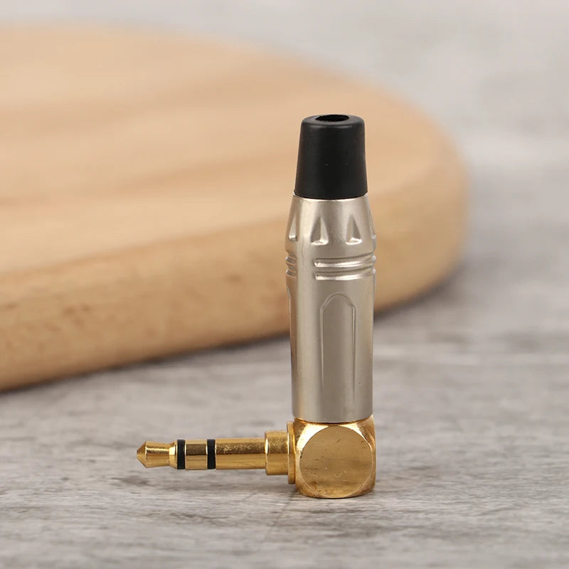 New Sale 1pc Right Angle Mini Jack 3.5mm Stereo Right Angle Male Plug Audio Repair Earphone Soldering Adapter Solder Connector Oasis Select