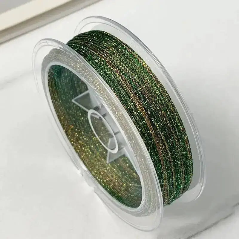 0.4MM Segment Dyed Starry Sky Thread 6-Strand Gradient Woven Rope DIY Bracelet Necklace Woven Iridescent Color Thread Oasis Select C54 0.4mm 50m