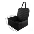 Dog Car Seat Large Waterproof Back Seat Extender for Dogs Protector Cushion Carrier Cover Easy Clean for Bed Barrier Backseat Oasis Select Black