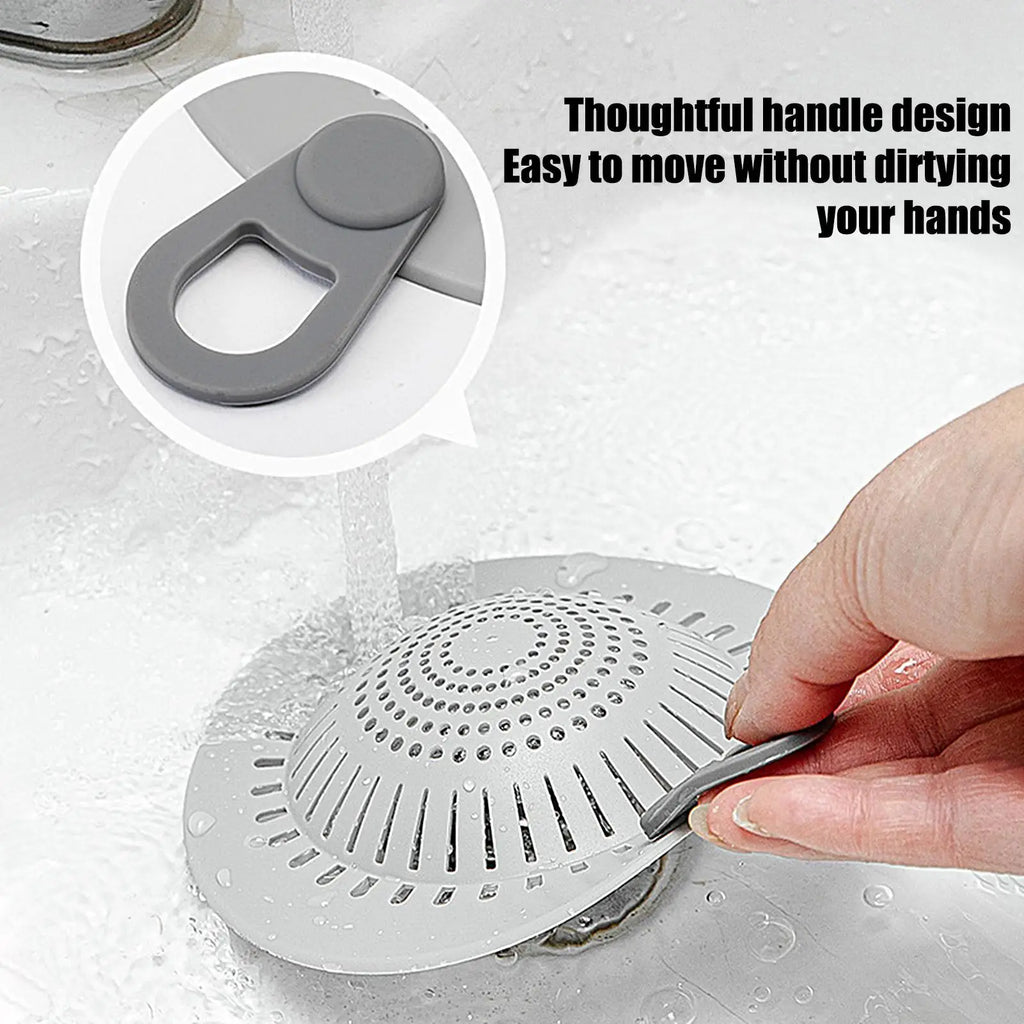 Silicone Drain Strainer Hair Catcher with Drain Holes for Bathroom Kitchen Shower Drain Hair Catcher Anti-blocking Sink Oasis Select