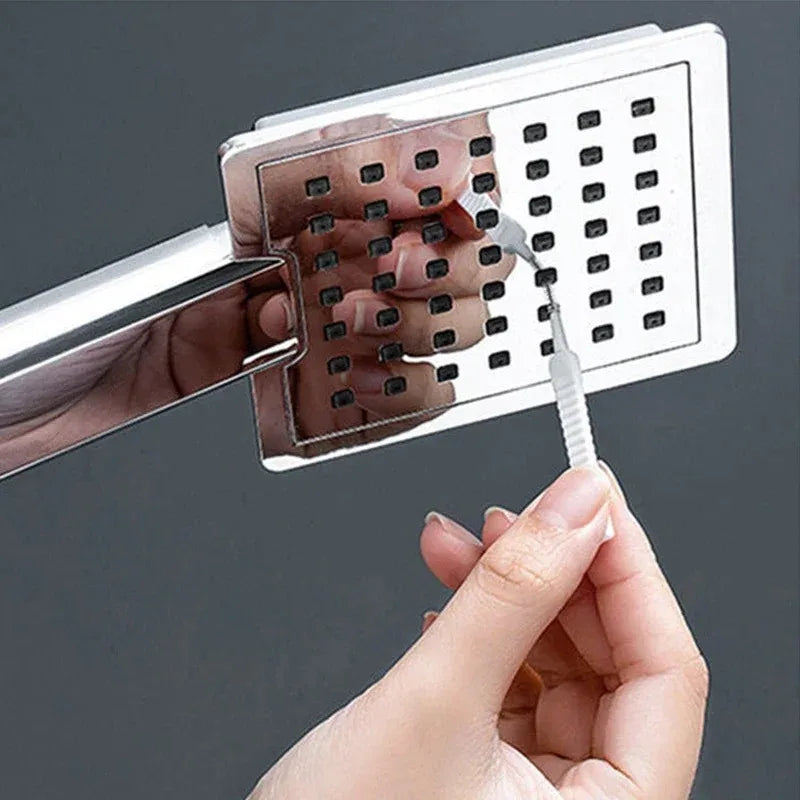 10-100PCS Shower Cleaning Brush Bathroom Micro Nylon Brush Nozzle Anti-blocking Cleaning Tools Bathroom Accessories Oasis Select