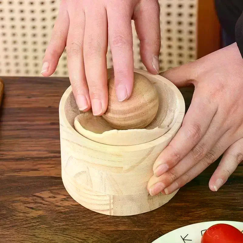 Wood Dumpling Maker Press Tool Wood Mold And Ball Manual Dough Skin Presser Hand Pie Rolling Tool Quick Dumpling Wrapper Maker Oasis Select