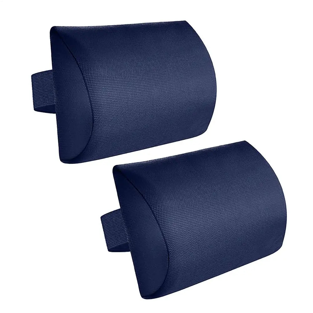 Garden Lounger Cushion Neck Pillow Recliner Headrest Beach Chair Pillow Camp Terrace Lounge Chair Lunch Break Rest Pillow Oasis Select 2pcs blue