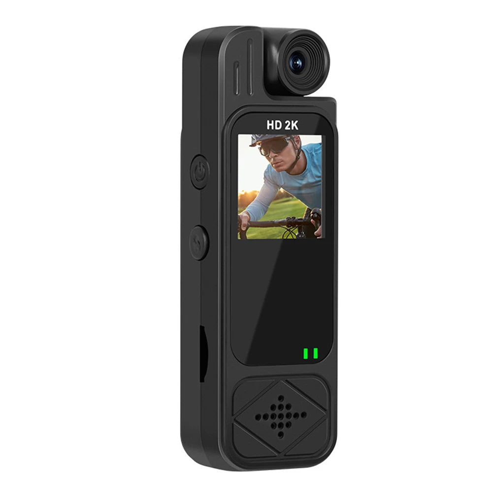 Mini Body Cam 2K 1080P HD Night Vision & Motion Detection