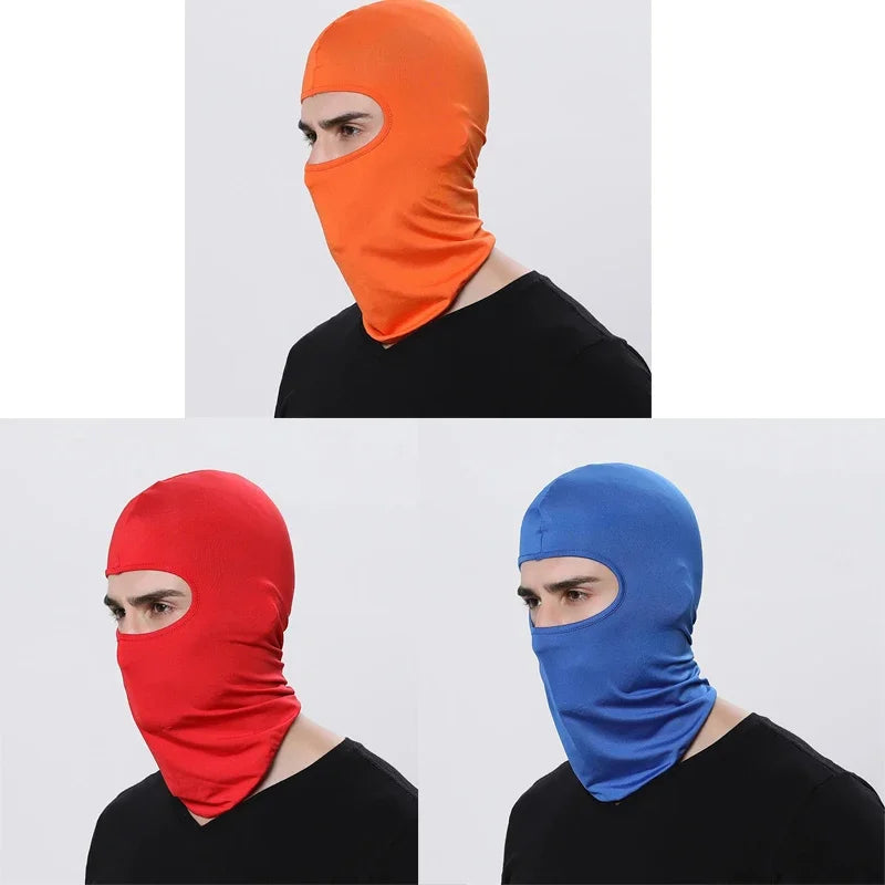 Balaclava Motorcycle Face Mask Moto Helmet Bandana Hood Ski Neck Full Face Mask Windproof Dustproof Face Shield Men's Biker Mask Oasis Select 3PCS Mixed-Khaki