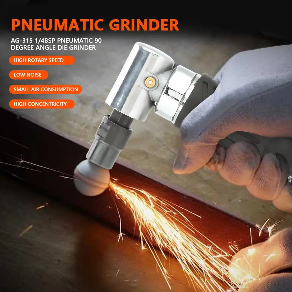 Pneumatic Die Grinder -315 1/4BSP Pneumatic 90 Degree Angle Die Grinder Polisher Air Grinding Tool Oasis Select