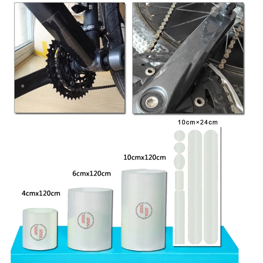General Bike Protection Tape Clear Tape Clear Paint Protection Helicopter Tape Bike Frame Vinyl Cycling Transparent Oasis Select