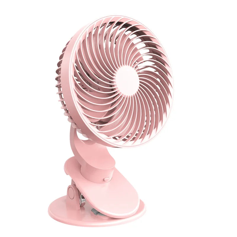 URGGU 4-Speed USB Clip Fan – Desk, Wall & Dorm Circulation Fan