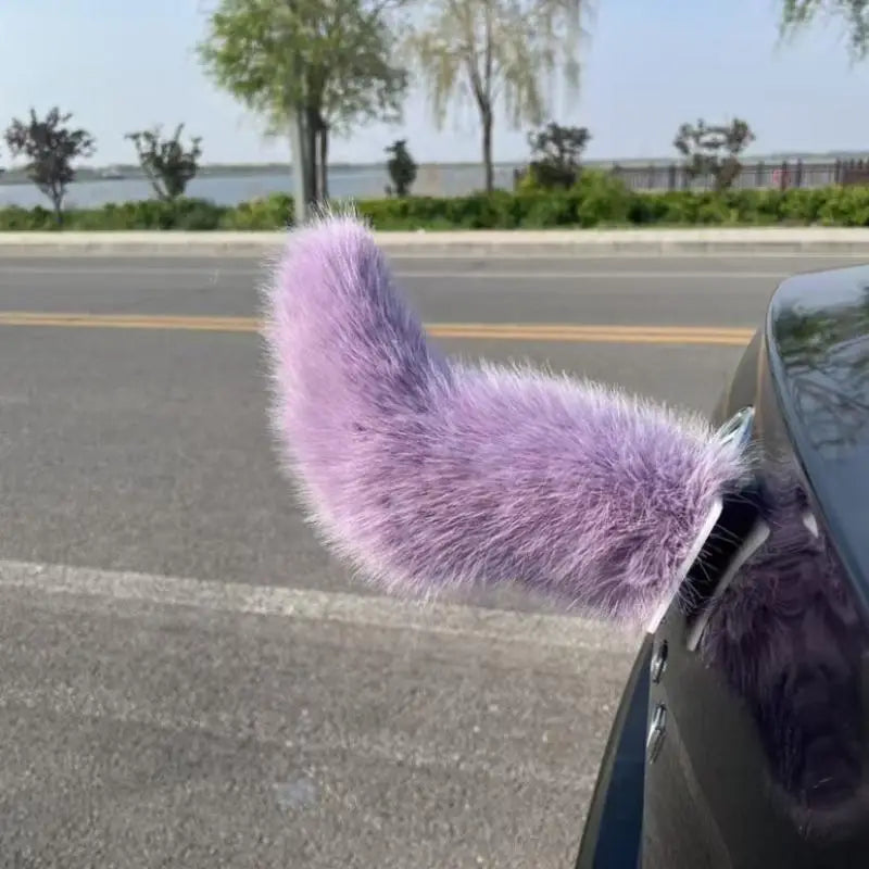 Fluffy Remote Control Electric Bicycle Tail Realistic Versatile Car Wagging Moving Tail Self-adhesive Rechargeable Oasis Select