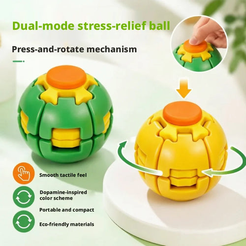 3D Gear Ball Fidget Toy – Spiral Sensory Toy for Kids & Adults Fidget Sensory Toy Oasis Select