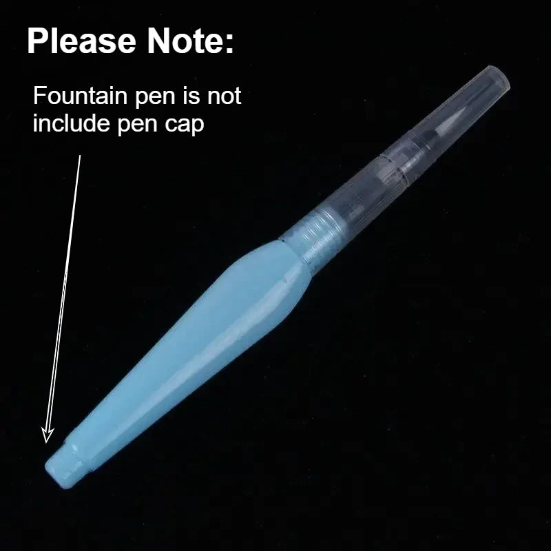 1Pc Fountain Pen for Painting Solid Pigments Paint Brush Watercolor Brush Pen Painting Brushes Water Storage Pen Art Supplies Oasis Select